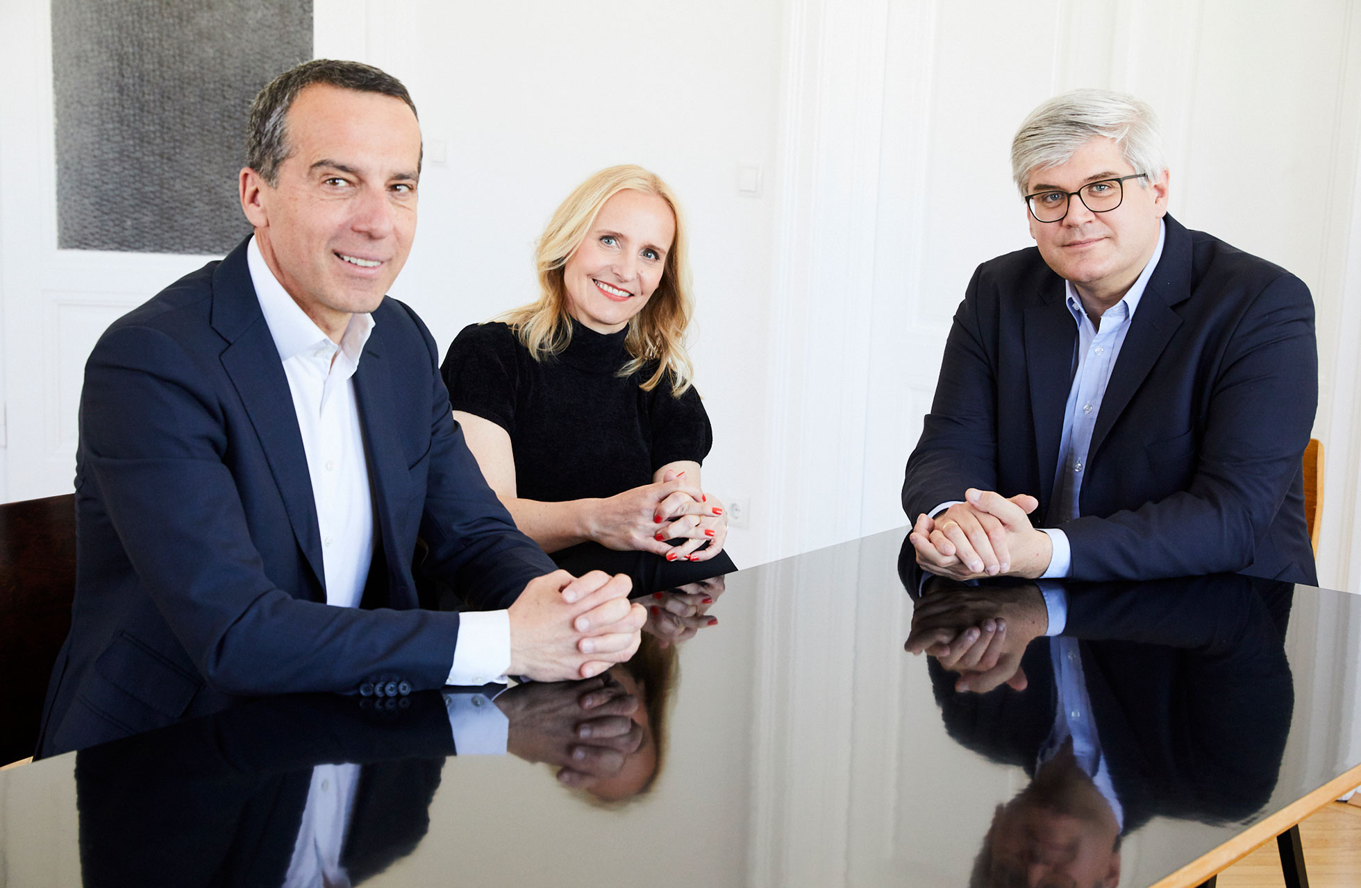Christian Kern, Eveline Steinberger-Kern, Bernhard Raberger
