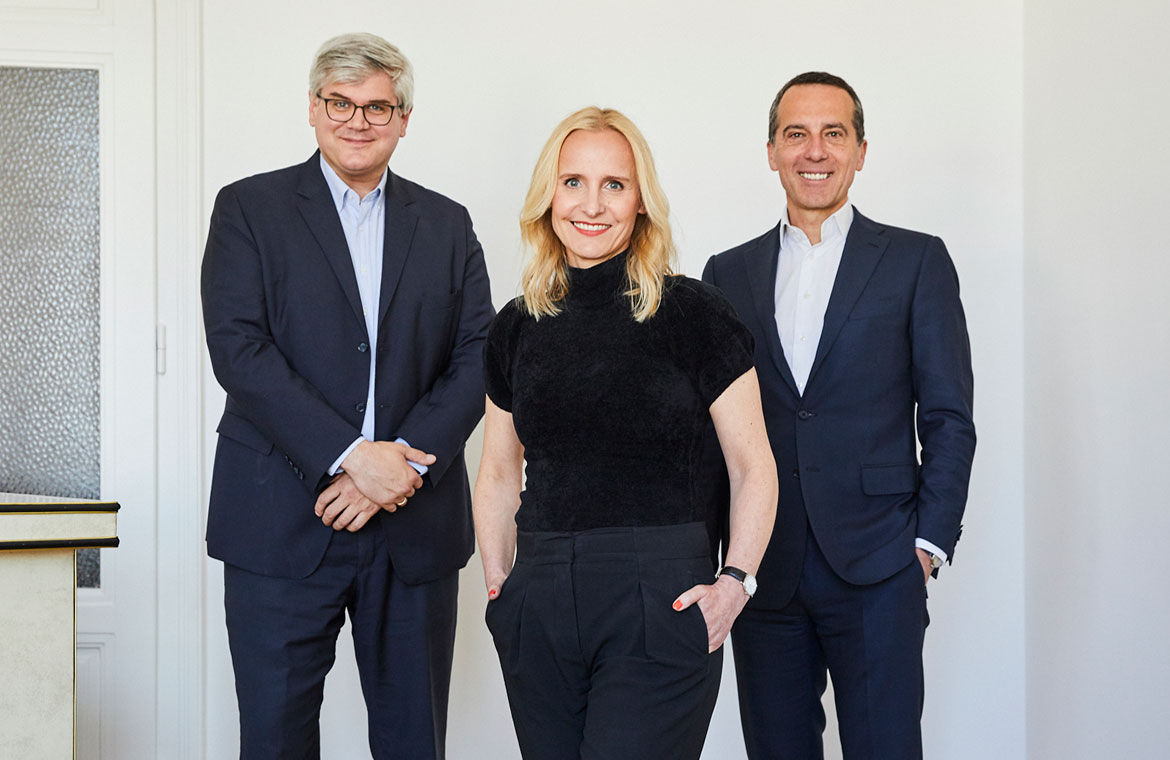 Bernhard Raberger, Eveline Steinberger-Kern, Christian Kern